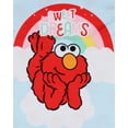 thumbnail image 3 of Sesame Street Girls' Sweet Dreams Elmo Rainbow Sleep Pajama Dress Nightgown, 3 of 7