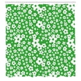 thumbnail image 2 of Ambesonne Floral Shower Curtain, Daisy Blossom Spring Print, 69"Wx84"L, Shamrock Green, 2 of 4