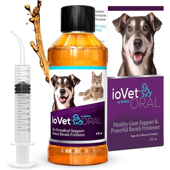 Recommended by Veterinarians Because it Simply Works Better. ioVet Oral Pet Water additive effortlessly Helps Your pet to The Clean, Healthy Mouth & Dazzling Fresh Breath You've Always Hoped for.