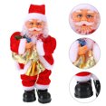 thumbnail image 3 of 1 Pce Décoration de Poupée de Noël Père Noël Décoration de Bureau Adorable Poupée Dansante Ornements, 3 of 9