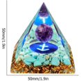 thumbnail image 2 of 1 unidad (Sagitario) constelaciones piramidales, generador de energía de cristal piramidal, artesanía piramidal, curación, Reiki, chakras, meditación, decoración de Yoga, regalo, 2 of 5