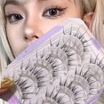 thumbnail image 2 of 5Pairs Ultrafine Transparent Stem False Eyelashes Little V-Shaped Devil B3D2, 2 of 10
