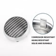 thumbnail image 5 of Unique Bargains Wheel Center Caps 68mm Silver Tone 1 Pc with Black Carbon Fiber Pattern Sticker, 5 of 6
