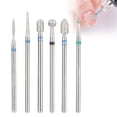 thumbnail image 3 of Nail Drill Bit,6pcs/pack Stainless Steel Nail Nail Polish Head Nail Grind Head Versatile Functionality, 3 of 7
