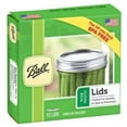 thumbnail image 3 of Ball Wide Mouth Jar Lids Mason Canning Lids Silver Color 42-000 Made in USA, 6 Sets of 12 (Total of 72 Lids), 3 of 5