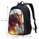 thumbnail image 5 of Easygdp Ferocious Dragon Fury Mochila para Laptop de Viaje con Puerto USB, Mochila para Laptop con Puerto de Carga USB para Mujeres y Hombres, 5 of 7