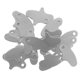 thumbnail image 3 of Stainless Steel Nut Crackers Portable Use Chestnut Walnut Opener Silver 3.80X2.30X0.20CM Crack Nuts 20Pcs, 3 of 5