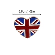 Brand New Primark Opia Union Jack Pink Diamante Brooch F2P6