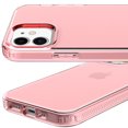 thumbnail image 3 of iPhone 12 Mini Case, Allytech Ultra Slim Shell Bumper Defender Shockproof Anti-yellow Wireless Charging Support TPU Case Cover for Apple iPhone 12 mini 5.4", Pink, 3 of 6