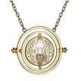 Gold Plated Harry Potter Jewelry Necklace Hermione Granger Time Turner