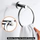 thumbnail image 2 of Towel Holder, Stainless Steel Towel Ring, 18cm, Wall Mounted Round Towel Ring for Bathroom, Kitchen, Bedroom, etc., 2 of 4