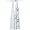 aden + anais Classic Muslin Swaddle Blanket 2 Pack (Liam the Brave - Medallions and Flying Dog, One Size)