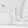 thumbnail image 3 of 1 x Steel Fountain Pen Push Type Cap Rose Gold Plated EF/F Nib  Writing Pen, 3 of 8