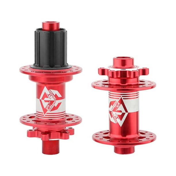 Greeniant 1 par de cubo de rueda trasera delantera de repuesto para bicicleta de montaña, rodamiento de 32 agujeros, cubo libre de 100/142mm, piezas de Ciclismo Rojo Greeniant OD027827-02