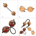 thumbnail image 6 of Sandball Hand Aslatua African Shaker Rattle Rhythm Instrument Percussion Sandball for Student Adults Beginner, 6 of 9