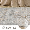 thumbnail image 5 of KUETH 8x10 Area Rugs for Living Room Bedroom, Machine Washable Stain Resistant Non-Shed Carpet,, Low Pile Mat with Non Slip Backing Gray, 5 of 7