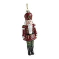 thumbnail image 2 of Kuntesetty Christmas Decoration Soldier Figure Fall Bedroom Nutcracker Hanging Ornament Dark Red Green Pants, 2 of 9