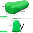 thumbnail image 2 of Inflatable Lounger, Waterproof Air Sofa with Comfortable Cushions, Portable Inflatable Sofa, red, 2 of 5
