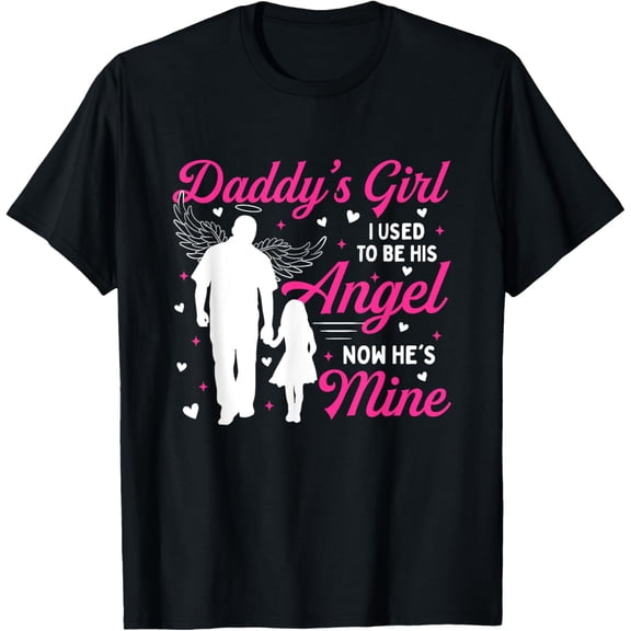 Daddy's Girl My Dad is My Guardian Angel Kids Girls T-Shirt