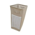 thumbnail image 4 of Cesto de Ropa Sucia Soledad Plegable 84 L con Asas y Ruedas Caqui, 4 of 9