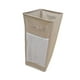 thumbnail image 4 of Cesto de ropa sucia plegable para almacenamiento de esterillas de yoga, 84 L, con asas, cesto de ropa sucia portátil, cesto de almacenamiento de yoga Caqui, 4 of 9