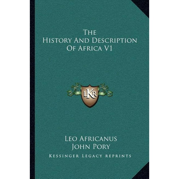 The History And Description Of Africa V1 (Paperback)