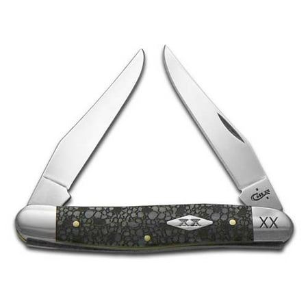 Grey Lizard - CASE XX Lizard Skin Gray Bone Muskrat Stainless Pocket Knife Knives