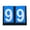 Blue, variant on Multifunctional Tabletop Scoreboard, Removable Scoring Flips up 2 Digit Score Keeper for Basketball Baseball Competition Volleyball Tennis Blue