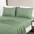 thumbnail image 4 of Chezmoi Collection Liam 7-Piece Sage Green Bed in a Bag King Comforter Set with Sheets Medallion Embossed Bedding Set, 4 of 9