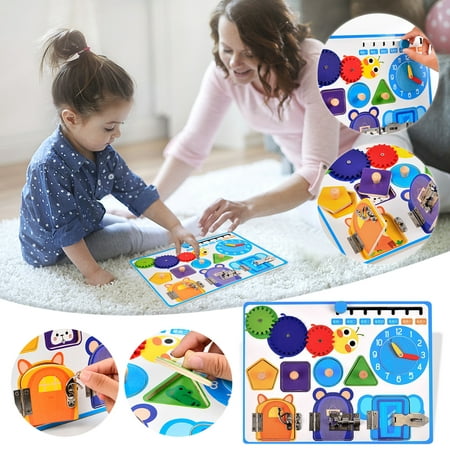 SUWHWEA Children'S Educational Early Education Clock Toy Children's Educational Early Education Clock Teaching Aid Intelligence Development Hand-eye Coordination Enlightenment Toy On Clearance