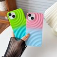 thumbnail image 3 of Water Ripple Wave Pattern Soft Compatible with iPhone Case (Purple Grey,iPhone 14 Pro Max), 3 of 12