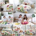 thumbnail image 5 of 3 Piece Spring Floral Duvet Cover Set Queen Size,Microfiber Comforter/Quilt Cover with Corner Ties and 2 Pillowcases,Rustic Tulip Butterfly Botanical Summer All Season Bedding with Zipper Closure, 5 of 8