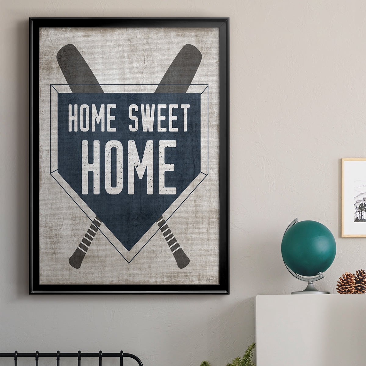 Home Sweet Home Base Premium Framed Print - Ready to Hang