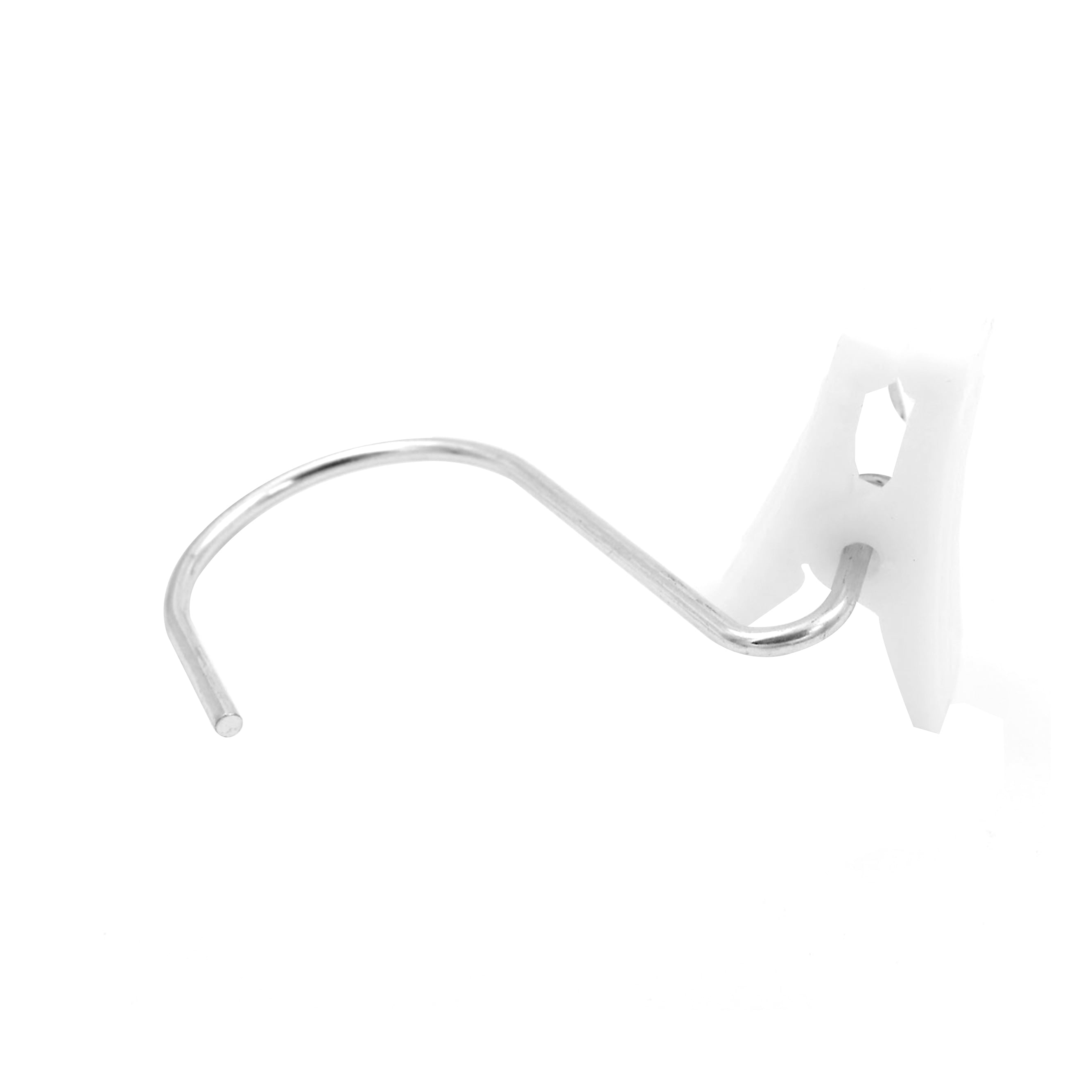 Hanger Clips with Silver Hook - Pack of 50 - Durable Boot Hangers for Closet with Silver Hook - Single Clip Hangers for Boots  Secure Hanging Clips Hook for Organized  Multifunctional Storage