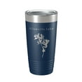 thumbnail image 1 of Aliceville Lake Map Tumbler Travel Mug Insulated Laser Engraved Coffee Cup Alabama Mississippi 20 oz Navy Blue, 1 of 1