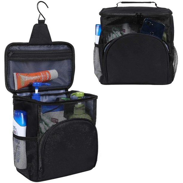 Bolsa de mano para carrito de ducha, dormitorio con carrito de ducha, carrito de ducha portátil, bolsa de aseo colgante, organizador de baño con secado rápido para mujeres y hombre