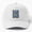 White, variant on Rad Dad Drip Baseball Cap, Father Style Statement Graphic Design, Classic Hat