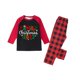 thumbnail image 2 of Conjuntos de pijamas navideños familiares a juego Grinch 2024, pijama de Grinch con parte superior y pantalones de pijama a cuadros, pijama de Grinch para niños y adultos para la familia, 5 Años, 2 of 3