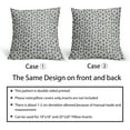 thumbnail image 5 of Dusty Blue Cream Pillow Covers 16x16 Set of 2 Boho Design Polka Dot Throw Pillows Modern Brush Strokes Print Decorative Outdoor Pillowcase Square Cushion Cover Linen Pillow Case for Sofa Couch Bed, 5 of 6