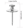 thumbnail image 2 of OULII 30Pcs Flower Shaped Push Pins for Bulletin Board Cork Board Softwood Board Walls Office Use Classroom Use Home Use, 2 of 7