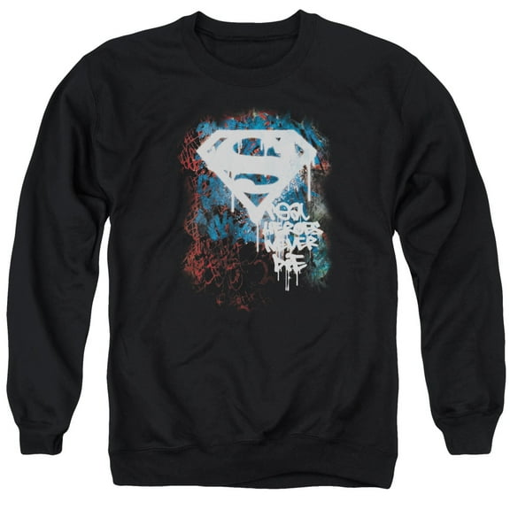 Superman - Real Heroes Never Die - Crewneck Sweatshirt - X-Large