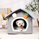 thumbnail image 4 of Foldable Dog House Indoor Warm Sofa Kennel Bed Mat for Small Medium Large Dogs Cats Warm Puppy Cave Cat Nest Winter Pet Products ShopWise Round, 4 of 9
