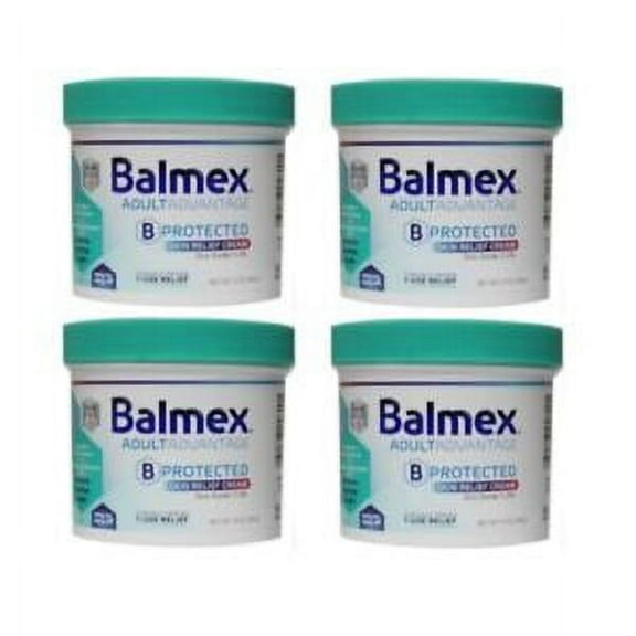 4 Pack Balmex Adult Care Rash Cream 12Oz Each