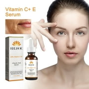 EELHOE Vitamin C+E Essence, Repair Dullness, Lighten Fine Lines, Brighten Complexion, Hydrate and Moisturize Serum