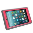 thumbnail image 5 of Mignova Case For Amazon Fire 7 (2017 Release) Case,[Kickstand Feature],Shock-Absorption/High Impact Resistant Heavy Duty Armor Defender Case for Kindle fire 7 Inch 2017(Gray+Pink), 5 of 7