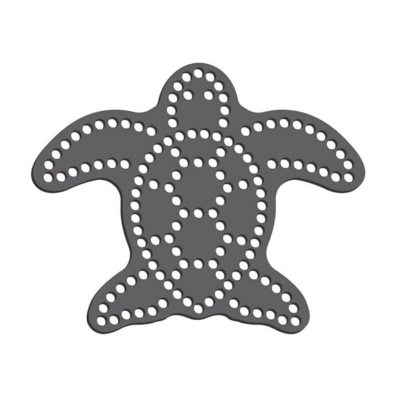 Magnetic Rhinestone Template(s) - Sea Turtle 5"