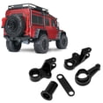 thumbnail image 4 of Metal RC Car Parts, High Strength Aluminum Alloy RC Steering Group Kit Improve Steering Performance  For Remote Control Car Black, 4 of 8