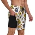 thumbnail image 2 of Fuzoiu Picnic Print Men's Swim Shorts,Quick-Dry Double-Layer Swim Trunks,Board Trunks,Beach Shorts Swimwear Bathing Suits-Medium, 2 of 6