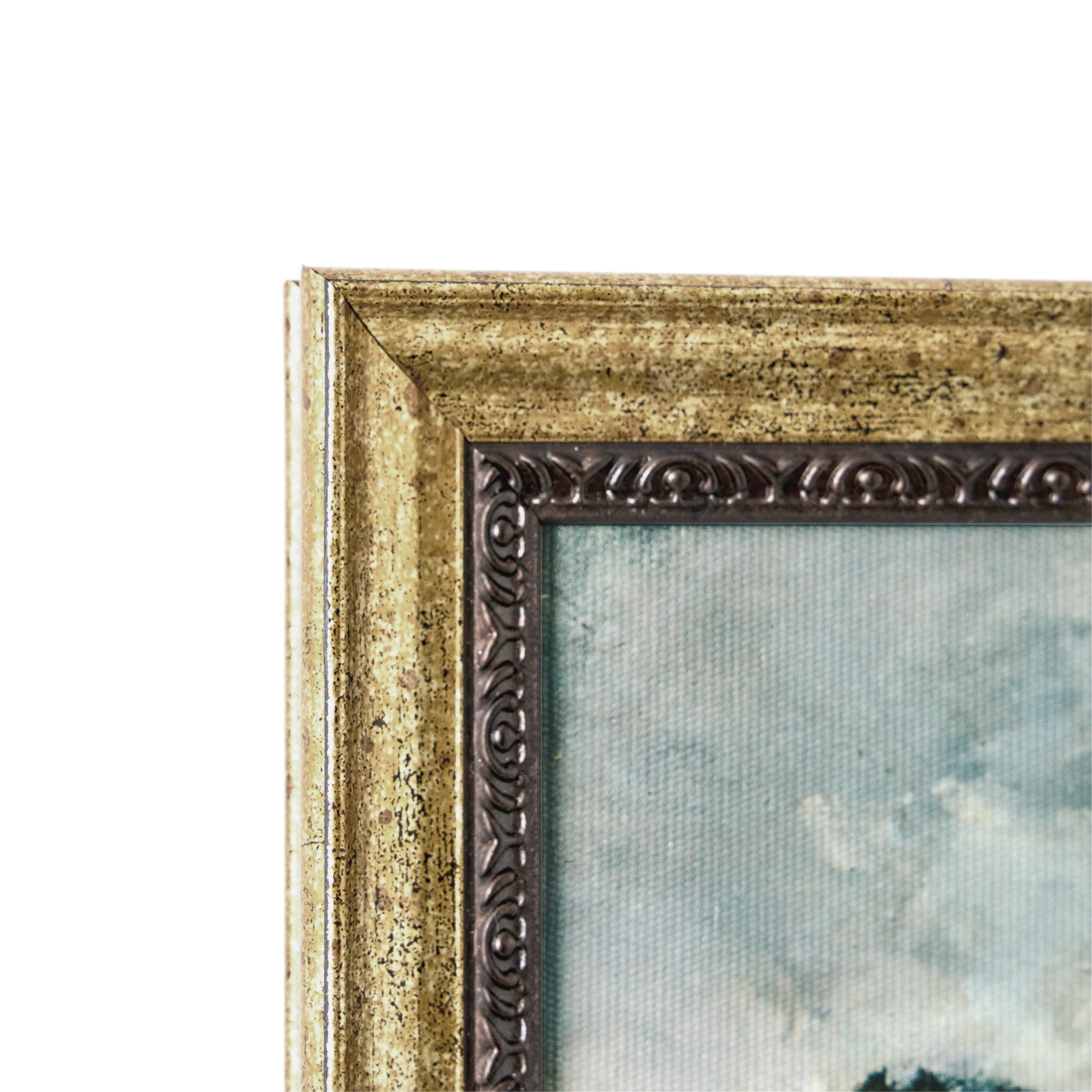 Beautiful Classic Landscape Wall Art Set of 3, Vintage Framed Wall Décor, Gold Brushed Multi-Size Frames, Farmhouse Landscape Art for Living Room, Office, Entry