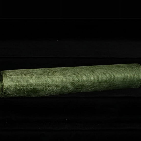 The Ribbon People Forest Green Sinamay Abaca Fiber Craft Ribbon 18" x 16 Yards